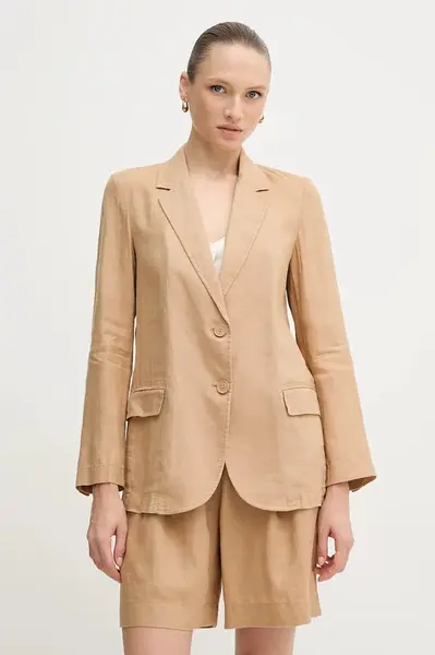 Ľanové sako United Colors of Benetton