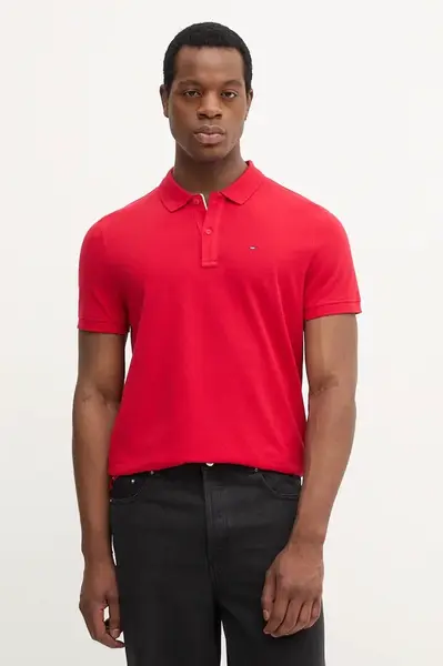 Tommy Jeans polo tričko pánske bavlnené