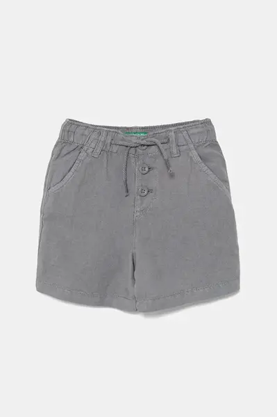 Detské šortky s ľanovou prímesou United Colors of Benetton