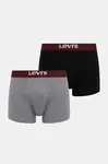 Boxerky Levi's 2-pack šedá barva, 37149-1221
