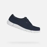 Dark blue men's moccasins Geox Adacter - Men's