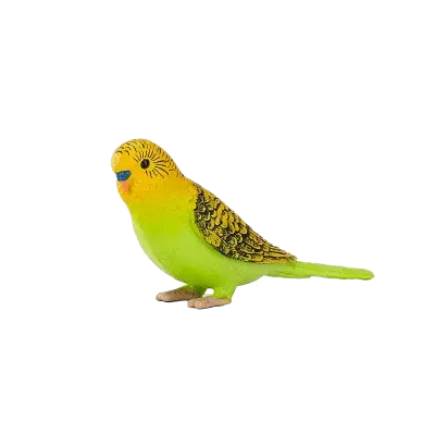 Andulka vlnkovaná zelená figurka