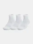 Unisexové ponožky Under Armour Unisex UA TC 3pk Qtr-WHT - unisex