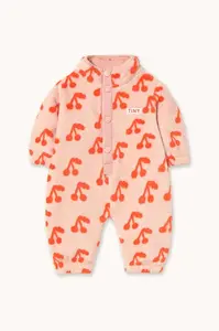 Kojenecký overal Tinycottons CHERRIES POLAR ONE-PIECE