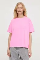 Bavlnené tričko American Vintage  T-SHIRT DROIT MC COL ROND