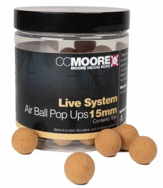 Cc moore plávajúce boilie live system air ball pop up extra plávajúce - 18 mm 35 ks