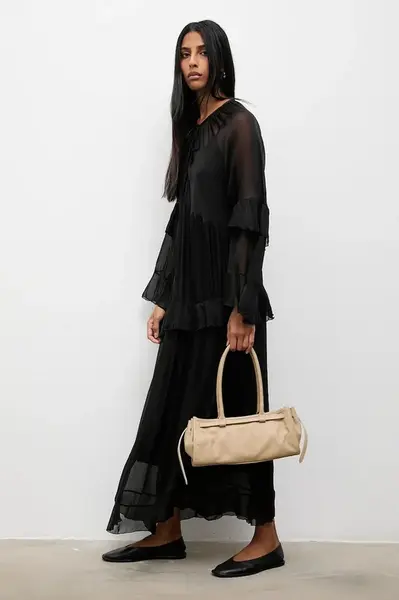 Hodvábne šaty Answear.LAB