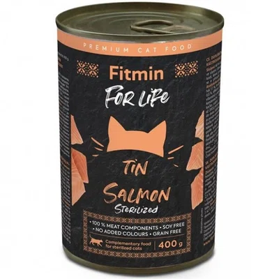Fitmin Cat For Life konzerva Sterilized Salmon 400 g