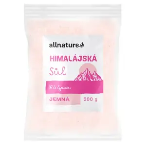 ALLNATURE Himalájska soľ ružová jemná 500 g