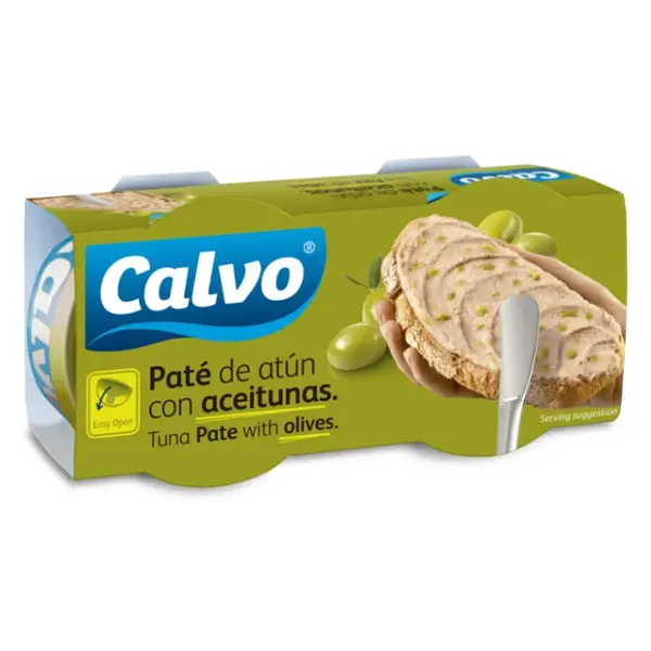 CALVO Tuniakové paté s olivami 2 x 75 g