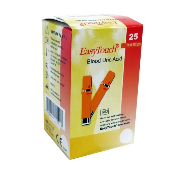 Prúžky EasyTouch - kyselina močová 25 kusov