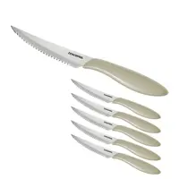 Nôž steakový PRESTO 12 cm, 6 ks, béžová