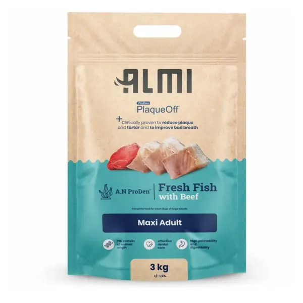 ALMI Maxi Adult granule pre psov 1 ks expirácia 28.5., Hmotnosť balenia (g): 3 kg