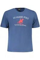 US GRAND POLO SHORT SLEEVE T-SHIRT MEN BLUE