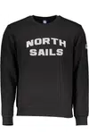 NORTH SAILS MEN'S BLACK ZIP-UP SWEATSHIRT