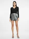 Silver women's shorts ORSAY - Women's