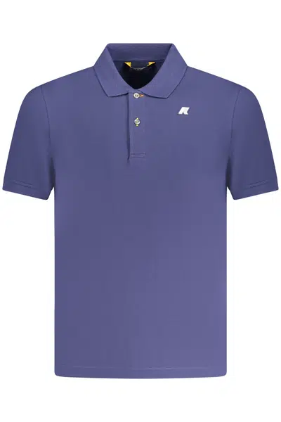 K-WAY POLO SHORT SLEEVE MEN BLUE