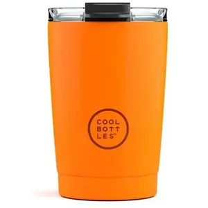 COOL BOTTLES TERMO 330 ML Nerezový termo hrnek, oranžová, velikost 330 ML