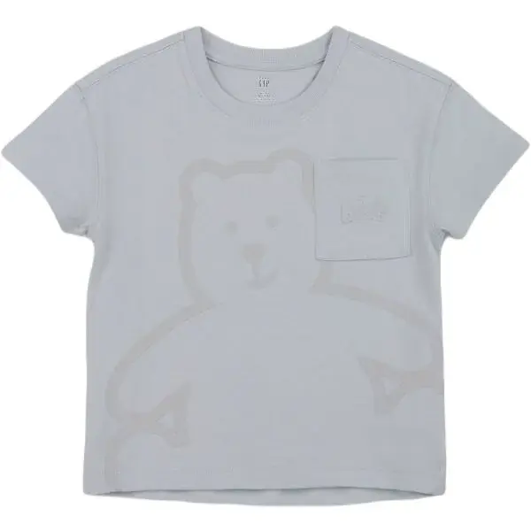 GAP BABY Dětské tričko, šedá, velikost 4Y