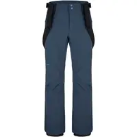 LOAP LUPOUN Pánské lyžařské softshellové kalhoty, tmavě modrá, velikost