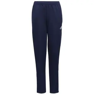 adidas ENTRADA 22 PANTS Juniorské fotbalové tepláky, tmavě modrá, velikost