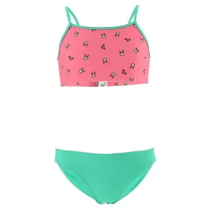 AQUOS BIBA Dívčí dvoudílné plavky, zelená, velikost 164-170