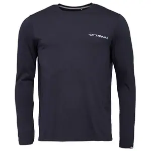 TRIMM BRAVE Pánské tričko s dlouhým rukávem, tmavě modrá, velikost