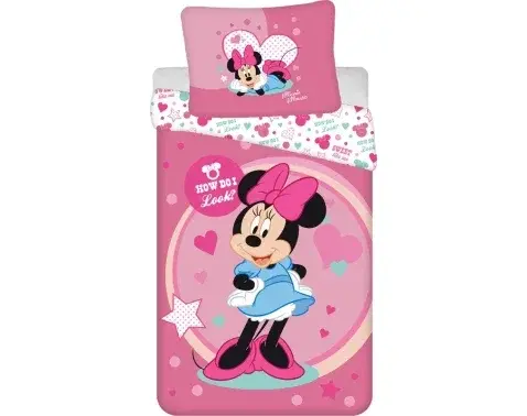Detské obliečky Minnie Sweet like me, ružové%