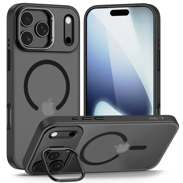 Tech-Protect MagStand MagSafe kryt na iPhone 17 Pro, čierny