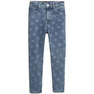 GAP V-SP MOM JEAN Dívčí džíny, modrá, velikost 8Y