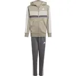 adidas 3 STRIPES TIBERIO Dětská souprava, tmavě šedá, velikost