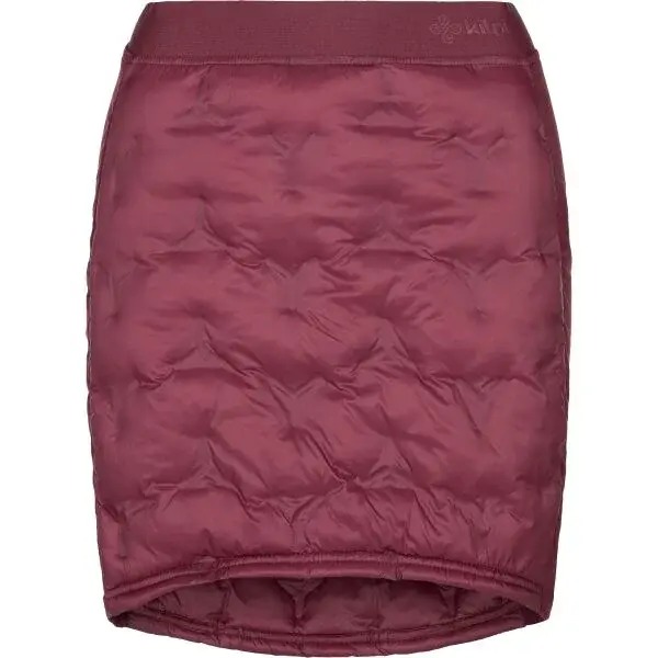 KILPI LIAN Dámská zateplená sukně, červená, velikost