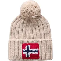 Napapijri SEMIURY 5 Zimní čepice, béžová, velikost UNI