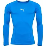 Puma LIGA BASELAYER LONG SLEEVE TEE Pánské funkční triko, modrá, velikost