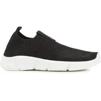 Geox J ARIL G. E - SHINY KNITT Dívčí boty, černá, velikost