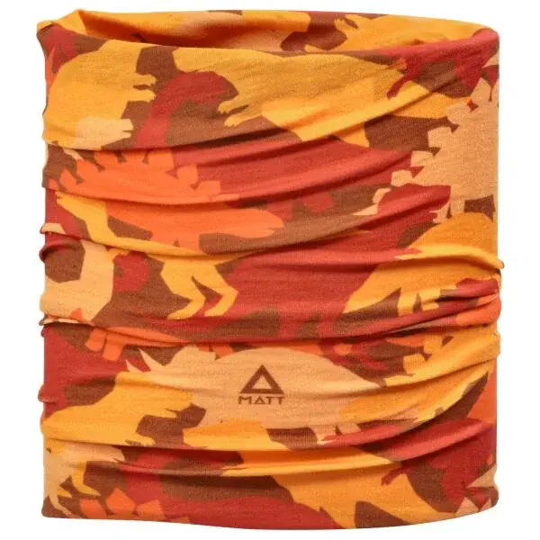 Matt COOLMAX ECO Dětský nákrčník, oranžová, velikost