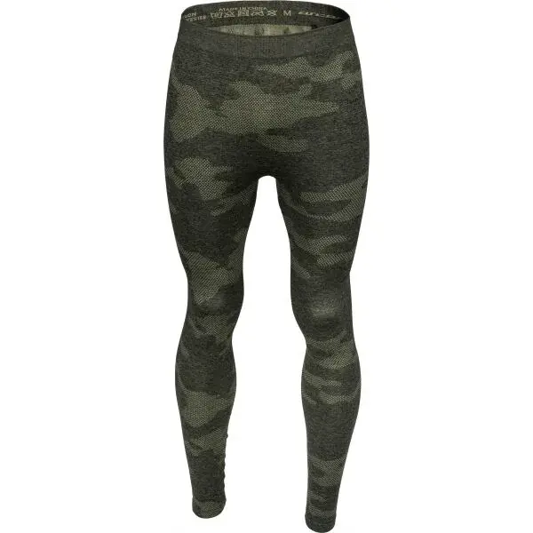 Arcore LEVANTO Pánské funkční termokalhoty, tmavě zelená, velikost XXL