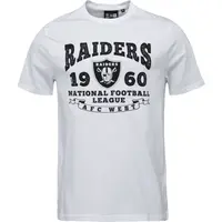 New Era LAS VEGAS RAIDERS NFL STACK ARCH Pánské triko, bílá, velikost
