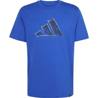 adidas LOGO GRAPHIC TEE Pánské triko, modrá, velikost
