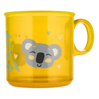 CANPOL BABIES Hrneček protiskluzový Exotic animals - žlutý 170 ml