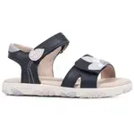 Geox J S.HAITI G. A 24-27 EU Dětské dívčí sandály, tmavě modrá, velikost