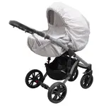 NEW BABY BASIC Pláštěnka na kočárek, šedá, velikost