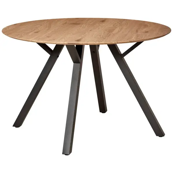 MID.YOU JÍDELNÍ STŮL, černá, barvy dubu, 120/120/76 cm