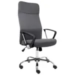 Carryhome OTOČNÁ ŽIDLE, šedá, barvy chromu