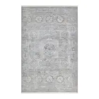 TKANÝ KOBEREC, 200/290 cm, šedá, béžová