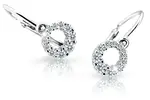 Cutie Jewellery Dětské náušnice z bílého zlata C2154-10-X-2 bílá