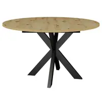 MID.YOU JÍDELNÍ STŮL, černá, dub artisan, 130/130/75 cm