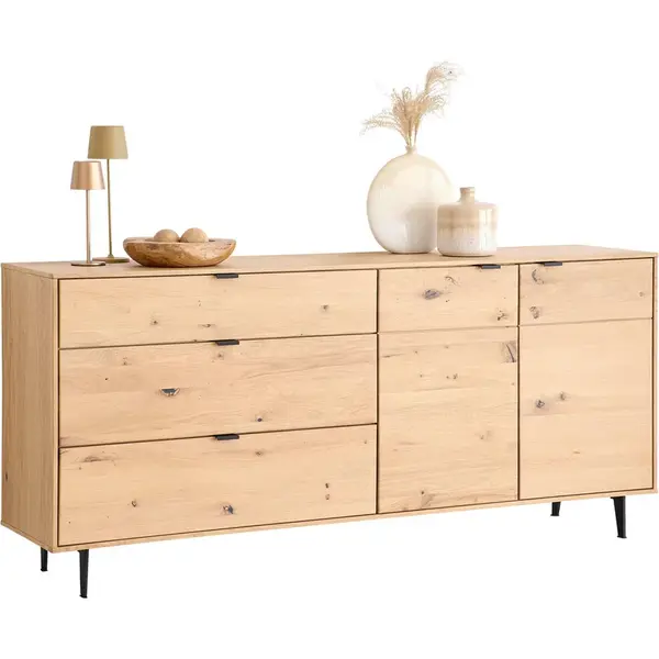 Cantus ŠIROKÁ KOMODA, sukový dub, barvy dubu, 182,6/83,1/42 cm