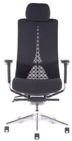 SEGO kancelářská židle EGO černá, ergonomická, 8 a více hodin denně