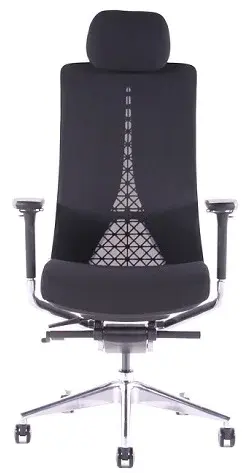 SEGO kancelářská židle EGO černá, ergonomická, 8 a více hodin denně